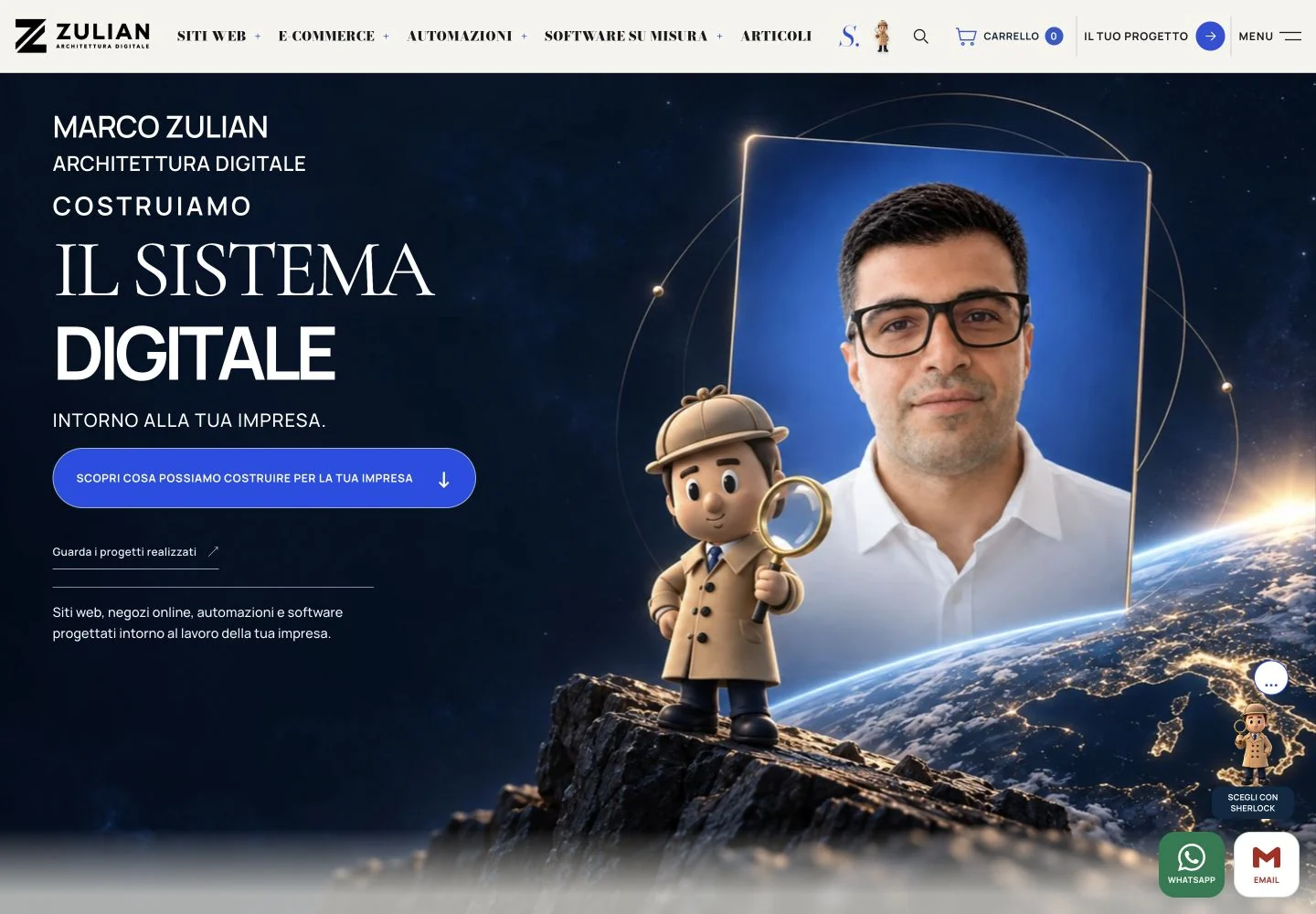 Il sito di Zulian Architettura Digitale